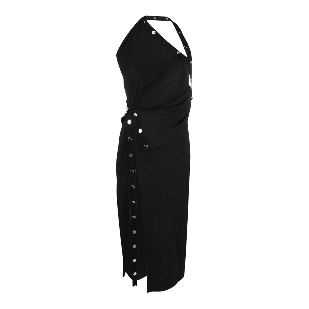 The_Attico_One_Shoulder_Midi_Dress_Black