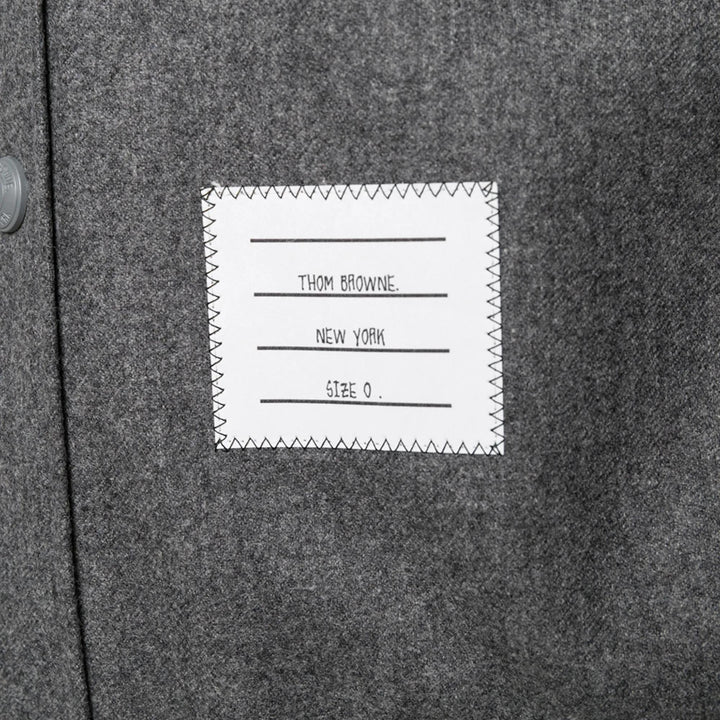 Club21 - Thom Browne - Flannel 4-Bar Shirt Jacket Men - BLOUSON - Grey