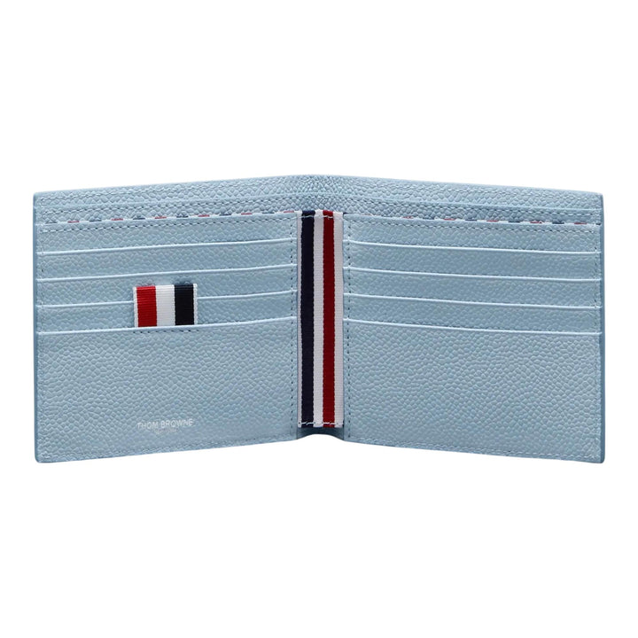 Club21 - Thom Browne - Pebble Grain Bifold Men - WALLETS - Light Blue