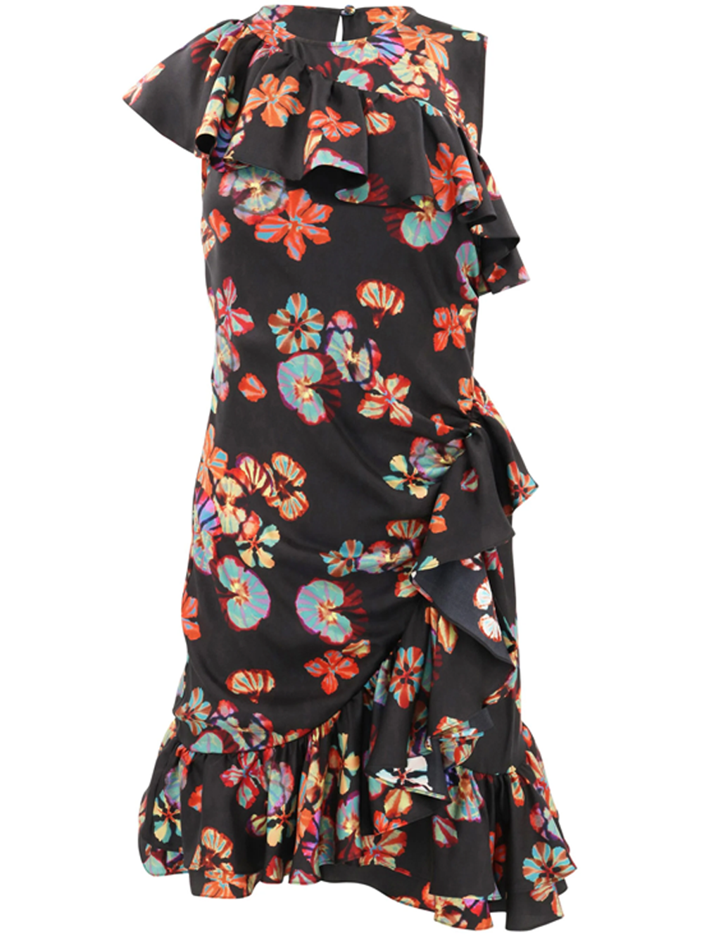 ulla johnson candace ruffled midi dress Buy Ulla Johnson Neutral Candace Midi Dress in Ruched-cotton For Women Online