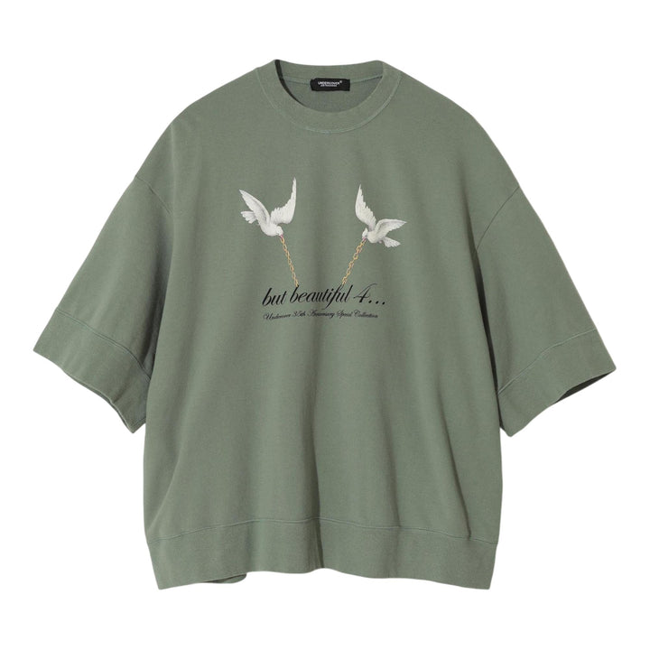 Club21 - UNDERCOVER - 2 Birds Graphic Tee - TEES - Khaki