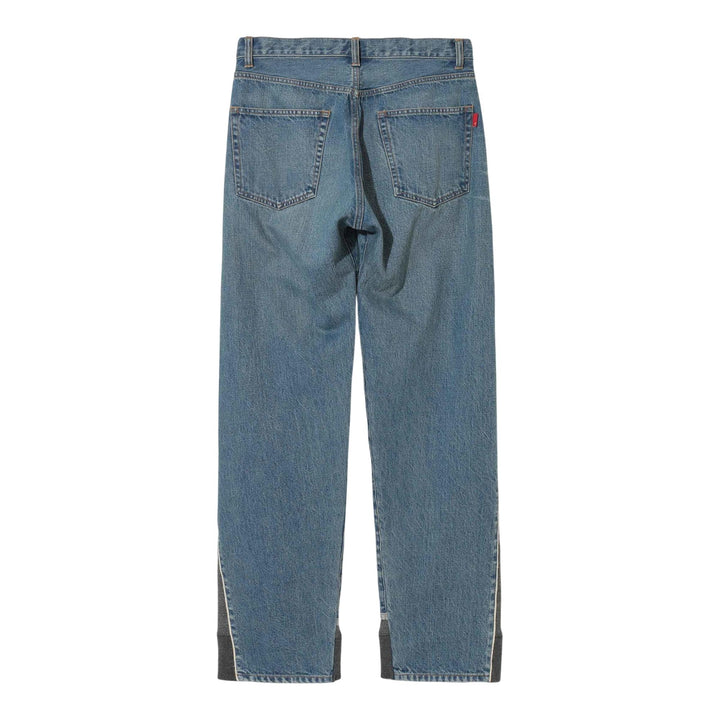 Club21 - UNDERCOVER - Jeans With Sweats Cut And Sew - JEANS - Indigo