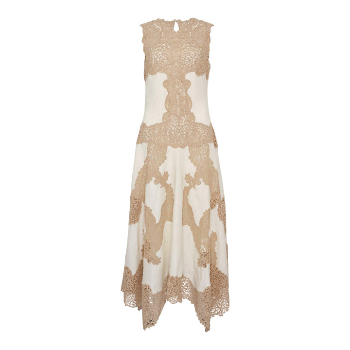 Club21 - Ulla Johnson - Arlette Sleeveless Handkerchief Dress - WOVEN DRESSES - Beige