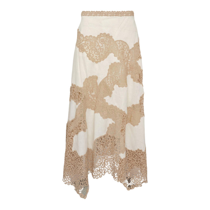 Club21 - Ulla Johnson - Omila Handkerchief Skirt - SKIRTS - Beige