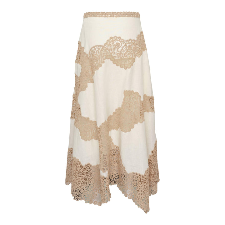 Club21 - Ulla Johnson - Omila Handkerchief Skirt - SKIRTS - Beige
