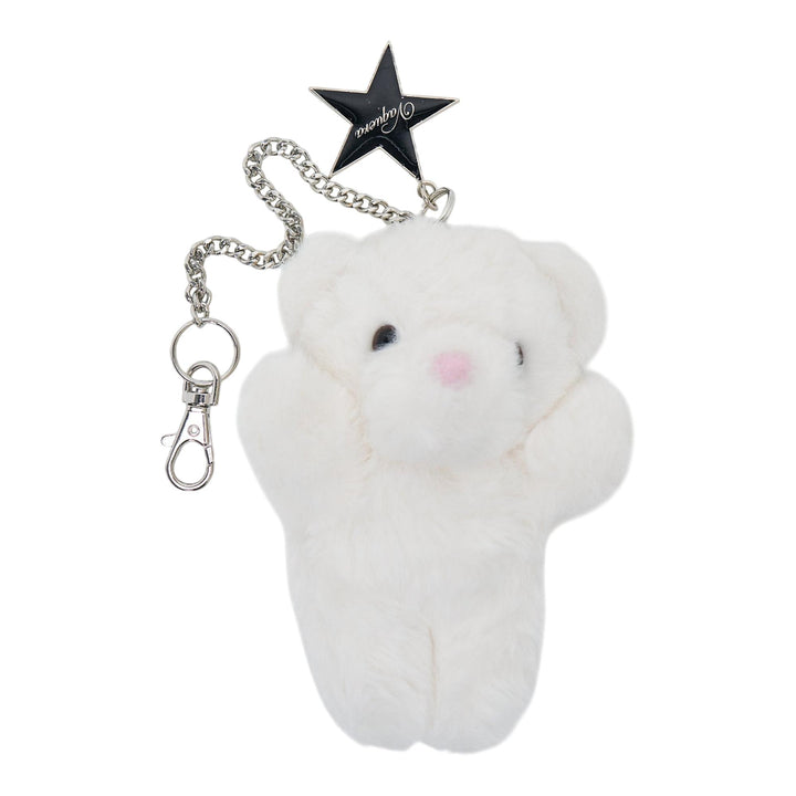 Club21 - VAQUERA - Unisex Teddy Bear Keychain - CHARMS - Off-White