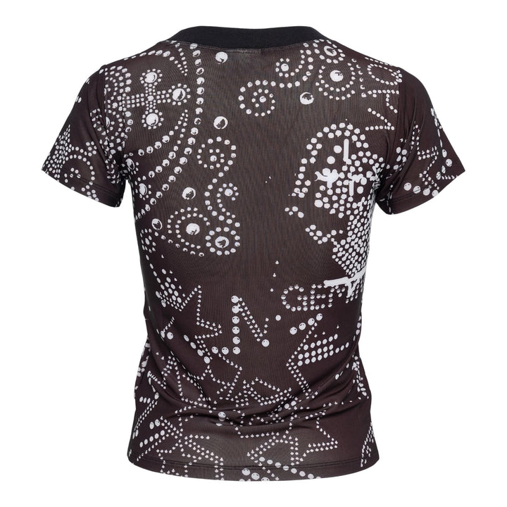 Club21 - VAQUERA - Women Rhinestuds T-Shirt Knit - TEES - Black