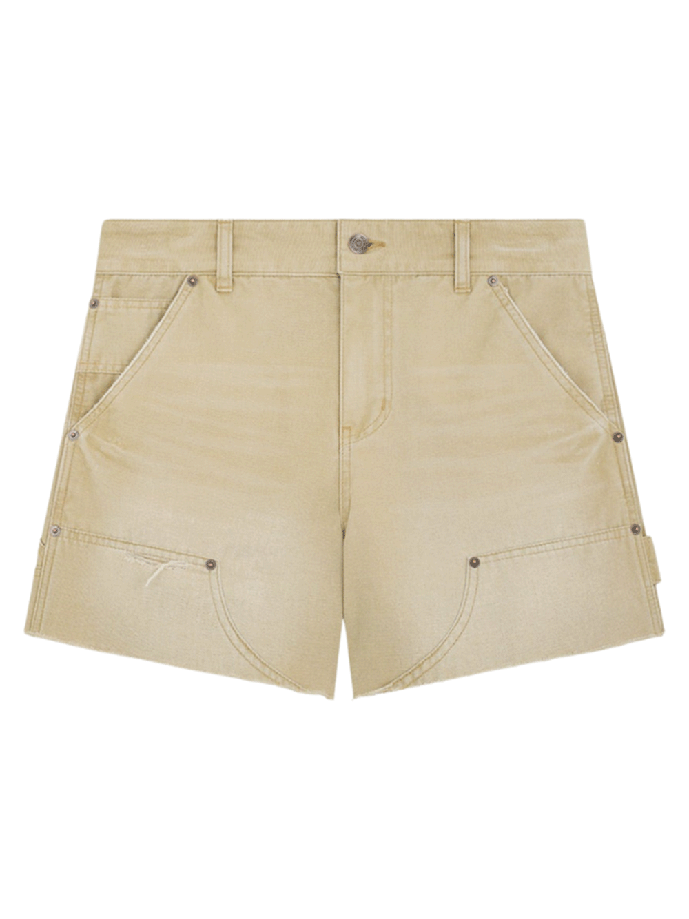Beige Denim Shorts Beige Shorts Womens Women's Distressed Beige