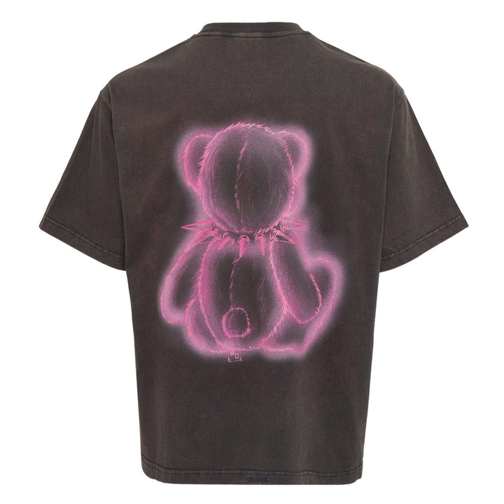 Club21 - We11done - Charcoal Teddy T-Shirt - TEES - Charcoal