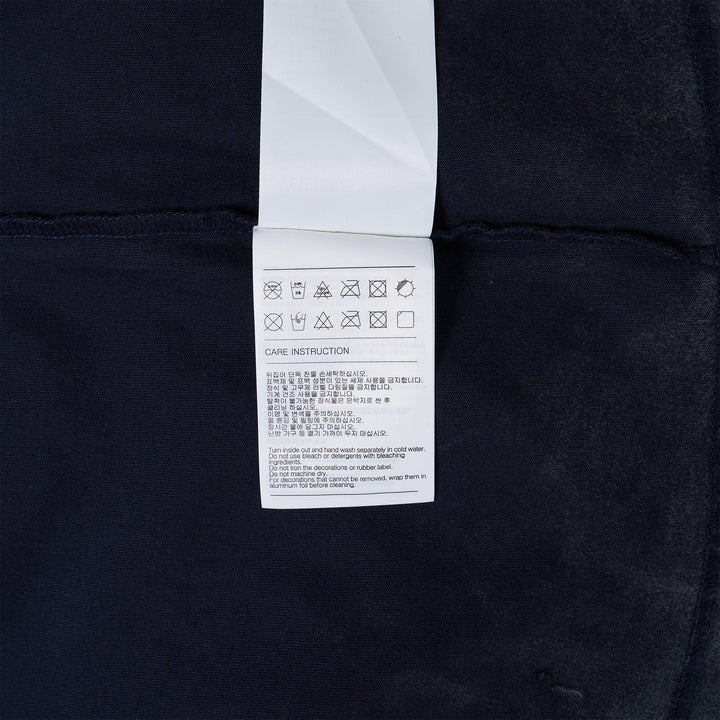 Club21 - We11done - Navy Teddy T-Shirt - TEES - Navy