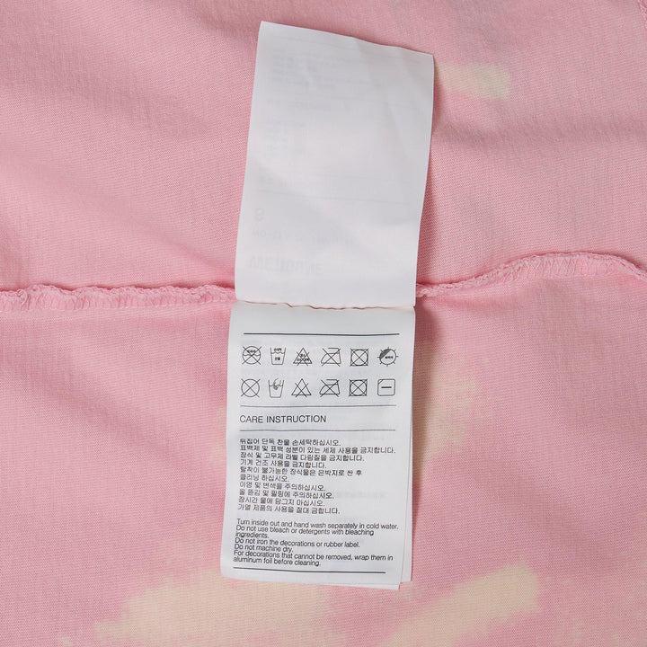 Club21 - We11done - Pink Washed Paint T-Shirt - TEES - Pink