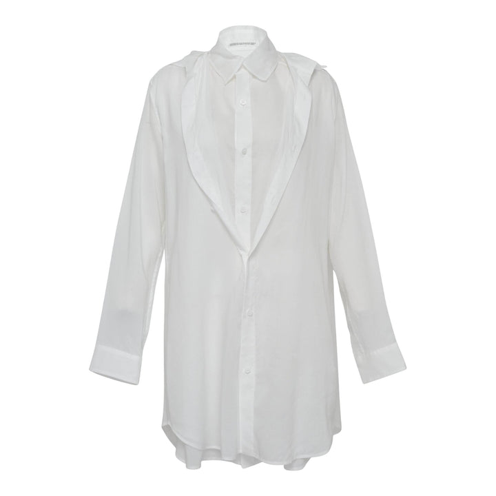 Club21 - Y's - Double Layered Blouse - BLOUSES - Off-White