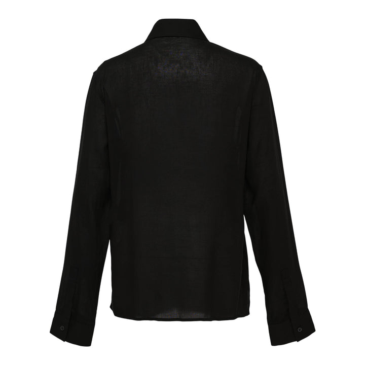 Club21 - Y's - Front Pintuck Blouse - BLOUSES - Black