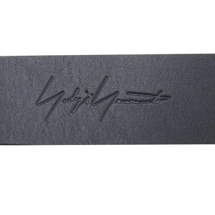 Club21 - Yohji Yamamoto - 30mm Plain Belt - BELTS - Black