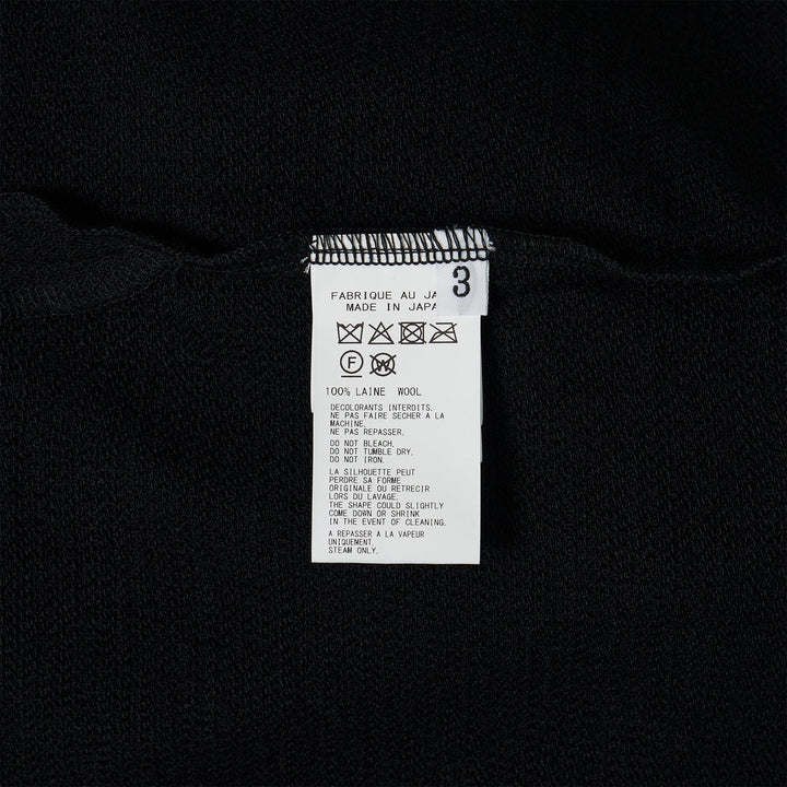 Club21 - Yohji Yamamoto - Henley Neck Hood T - SWEATSHIRTS - Black