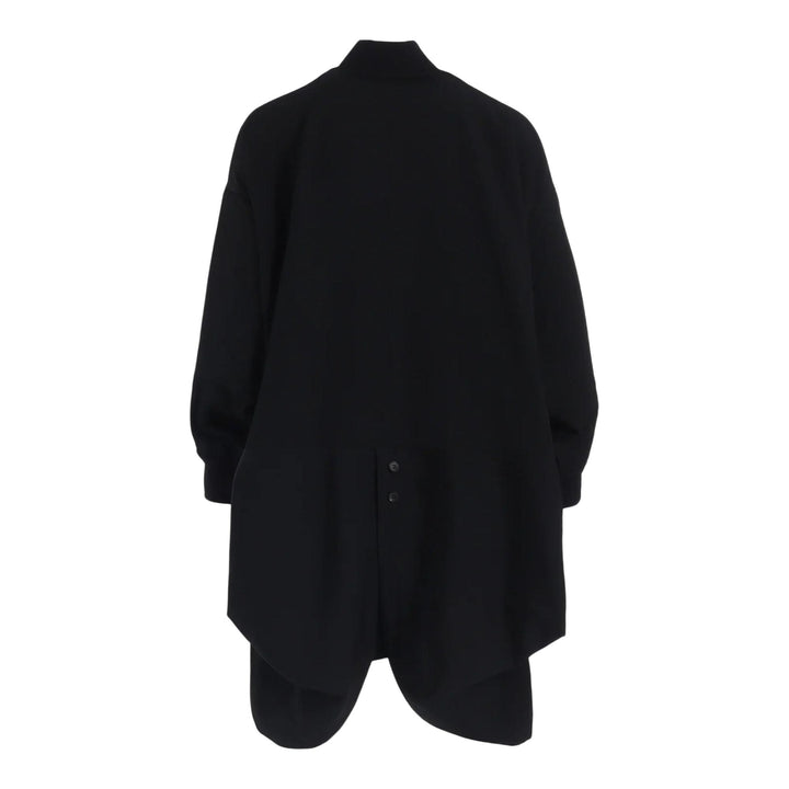 Club21 - Yohji Yamamoto - Padded Drape Coat - COATS - Black