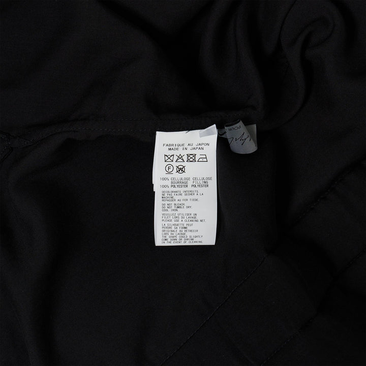 Club21 - Yohji Yamamoto - Tab Padded Blouse - SHIRTS - Black