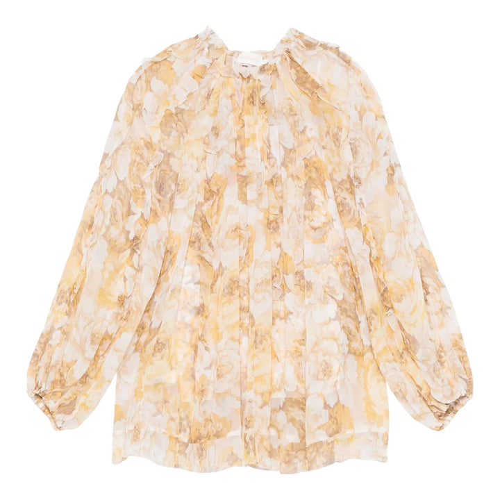 Club21 - ZIMMERMANN - Balance Frill Billow Top - WOVEN TOPS - Yellow