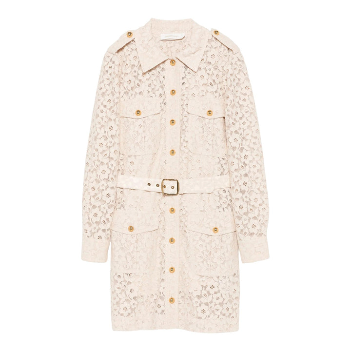 Club21 - ZIMMERMANN - Hypnotic Lace Utility Dress - DRESSES - Beige