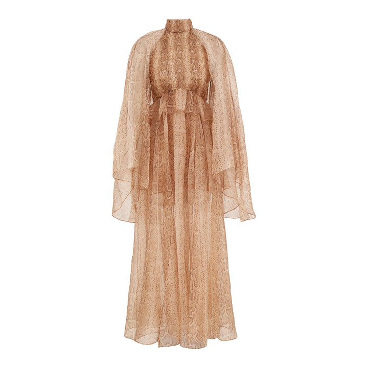 Club21 - ZIMMERMANN - Memento Smocked Flutter Dress - WOVEN DRESSES - Animal Print