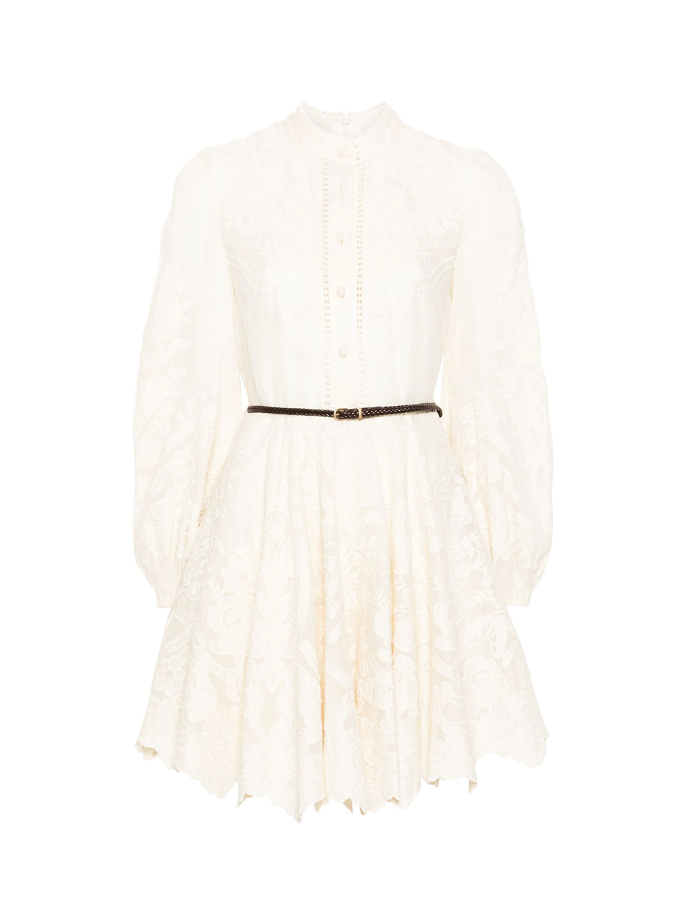 Ottie Embroidered Mini Dress