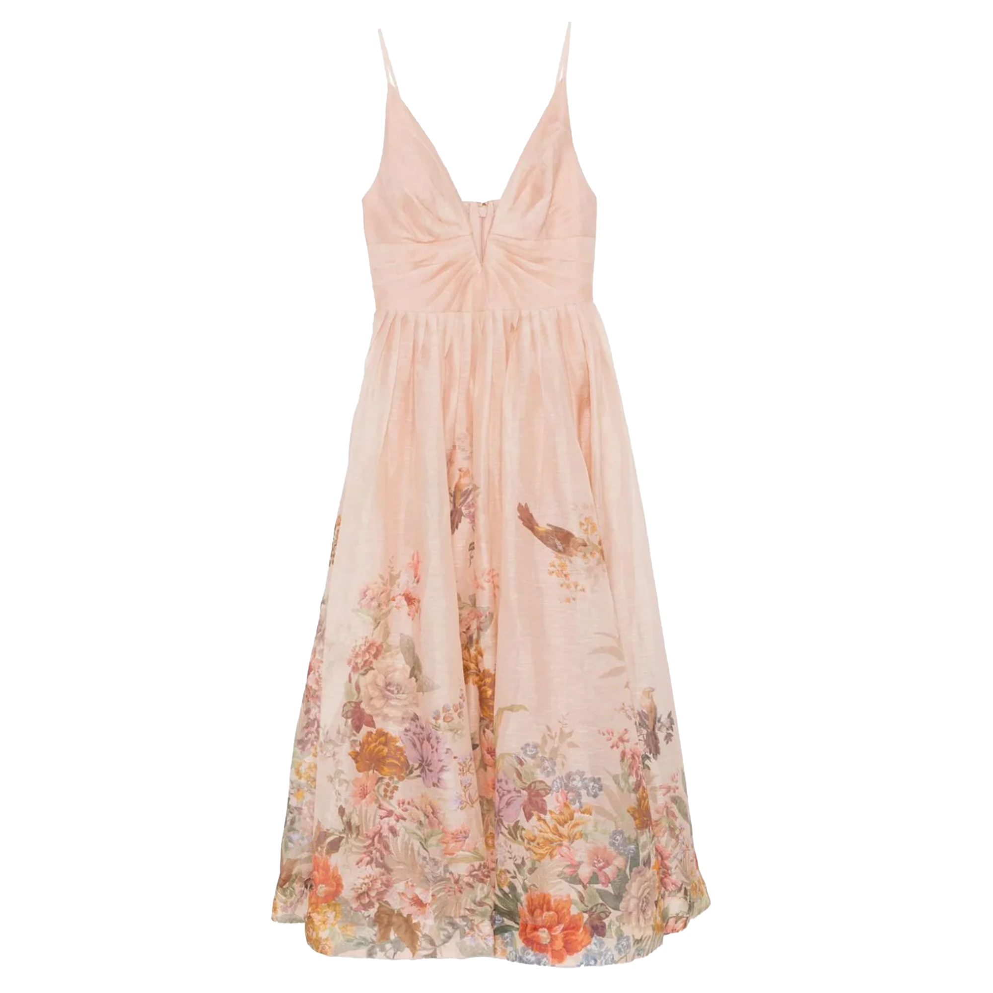 knee length dresses for ladies Pavilion V Neck Midi Dress