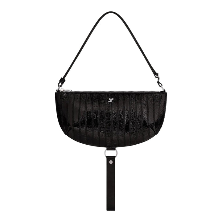 Club21 - courreges - Holy Eclipse Patchwork Bag - HANDBAGS - Black