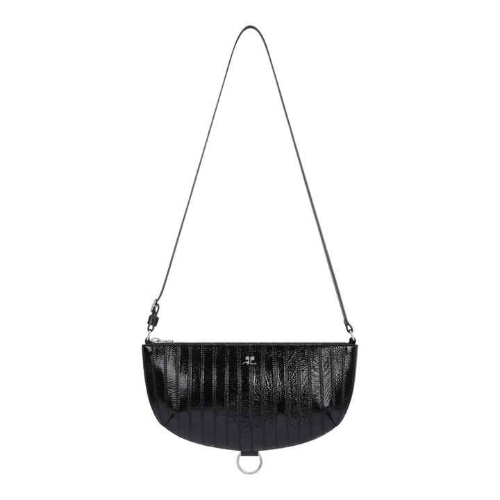Club21 - courreges - Holy Eclipse Patchwork Bag - HANDBAGS - Black