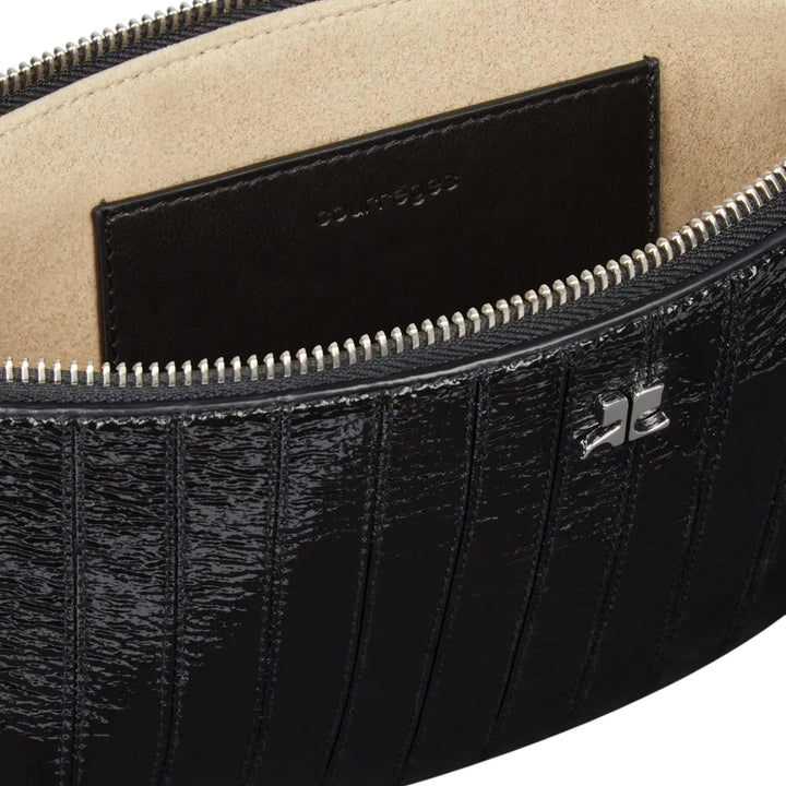 Club21 - courreges - Holy Eclipse Patchwork Bag - HANDBAGS - Black