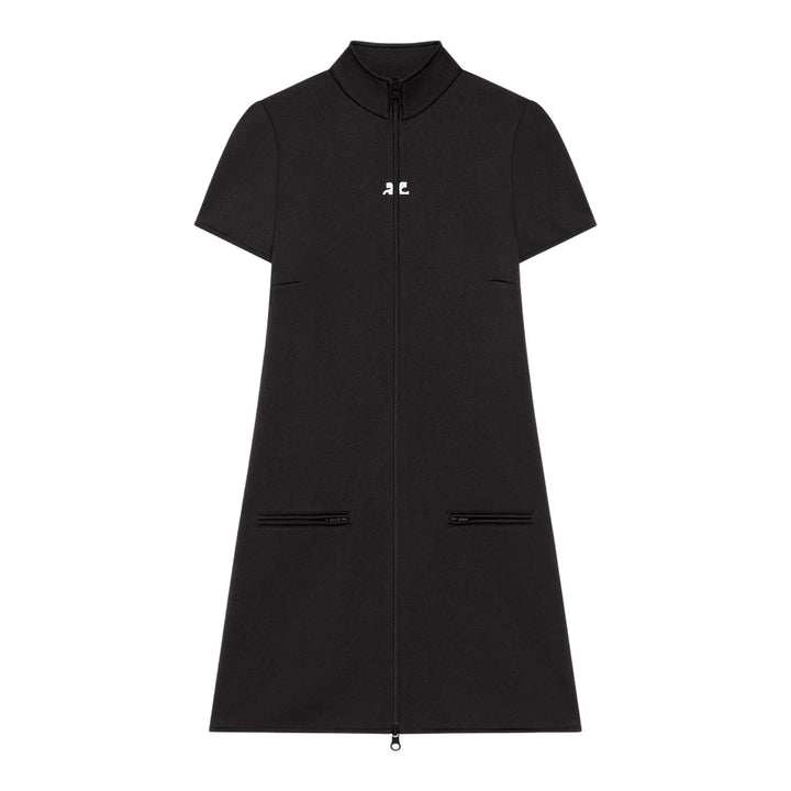 Club21 - courreges - Interlock Tracksuit Mini Dress - DRESSES - Black