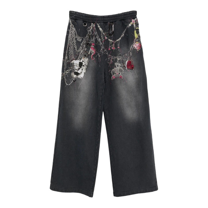 Club21 - doublet - Embroidered Chain Sweatpants - SWEATPANTS - Grey