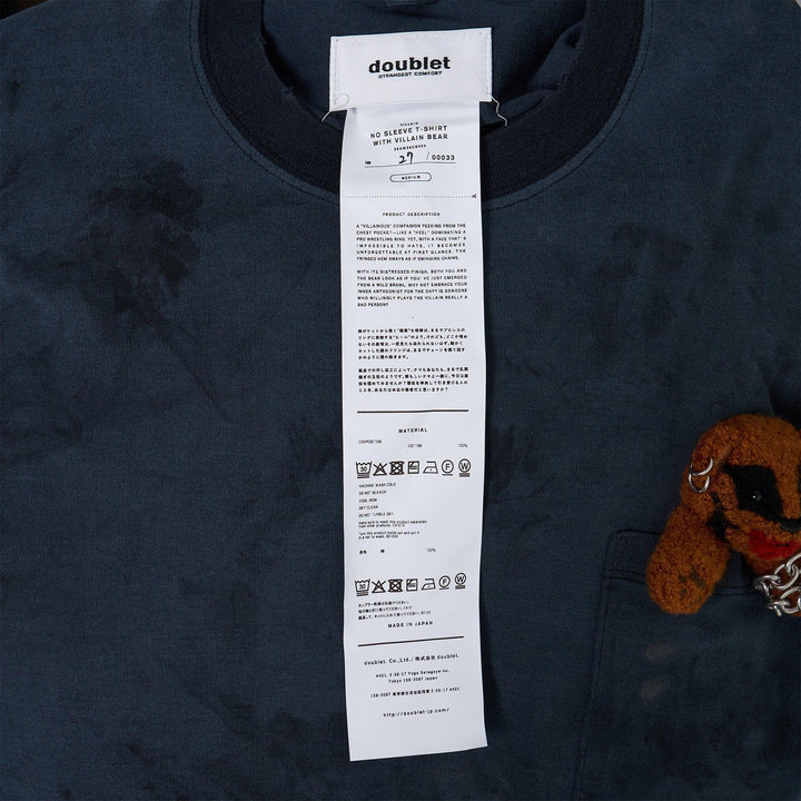 Club21 - doublet - No Sleeve T-Shirt With Villian - TANK TOPS - Black