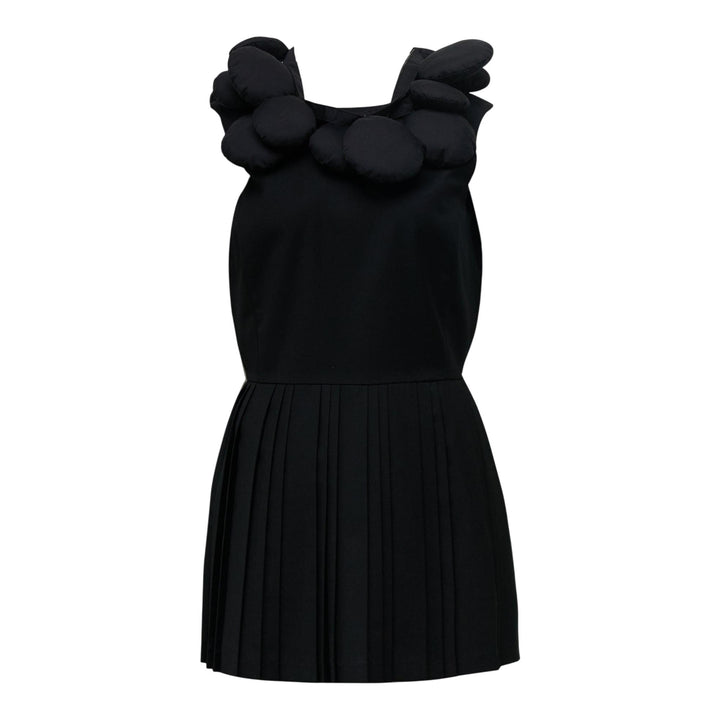 Club21 - pushBUTTON - Black Pleated Voluminous Dress - WOVEN DRESSES - Black