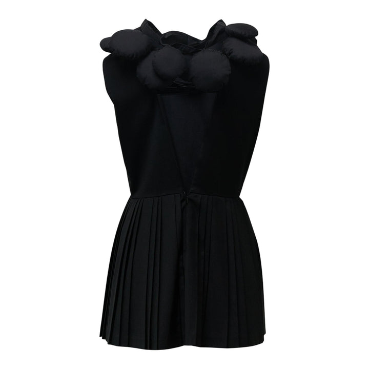 Club21 - pushBUTTON - Black Pleated Voluminous Dress - WOVEN DRESSES - Black