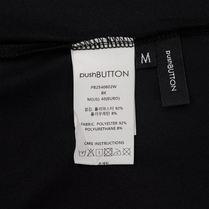 Club21 - pushBUTTON - Black Security Pocket Top - TEES - Black