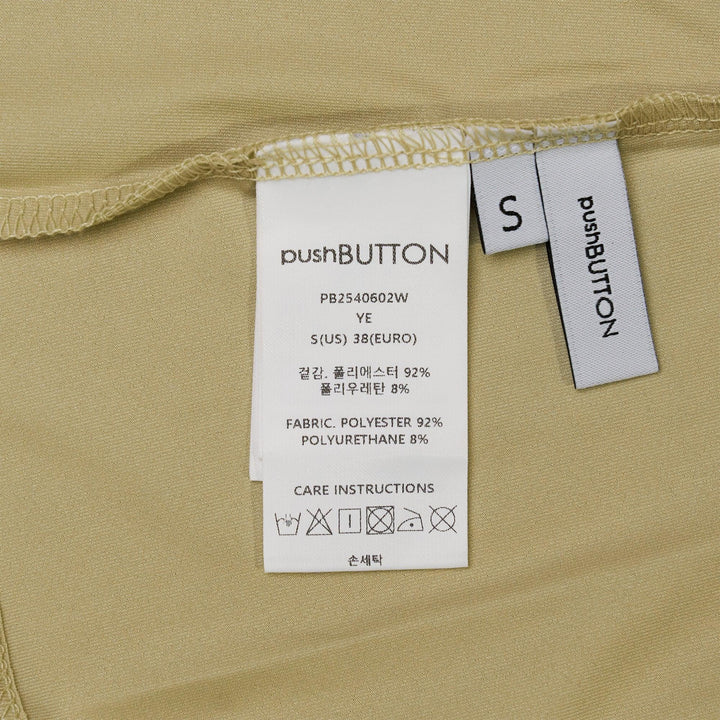 Club21 - pushBUTTON - Black Security Pocket Top - TEES - Yellow