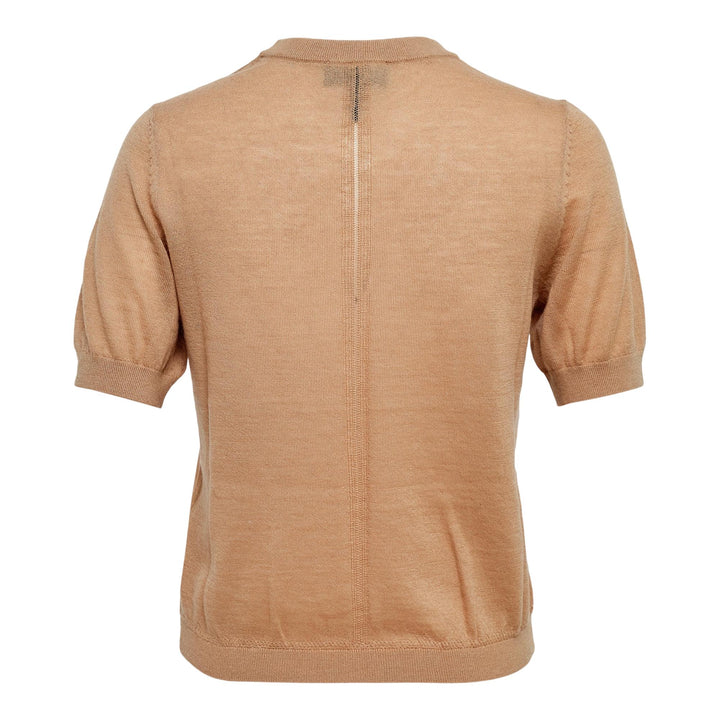 Club21 - rag & bone - Adeline Lightweight Cashmere Tee - WOVEN TOPS - Brown