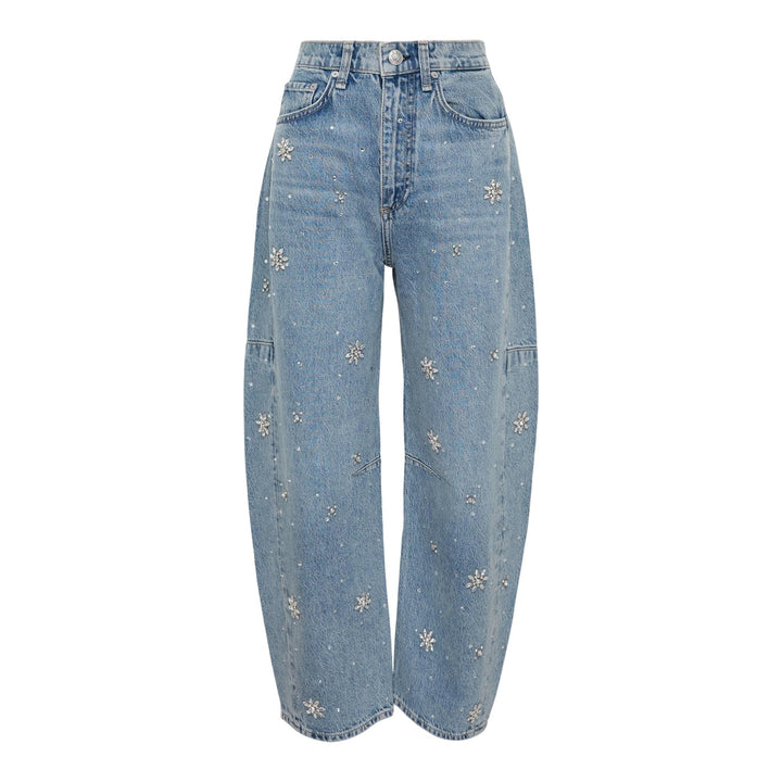 Club21 - rag & bone - Charlie High-Rise Ankle Barrel Jeans - JEANS - Blue