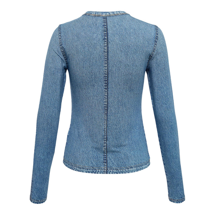 Club21 - rag & bone - Miramar Jersey Long Sleeve Tee - WOVEN TOPS - Blue