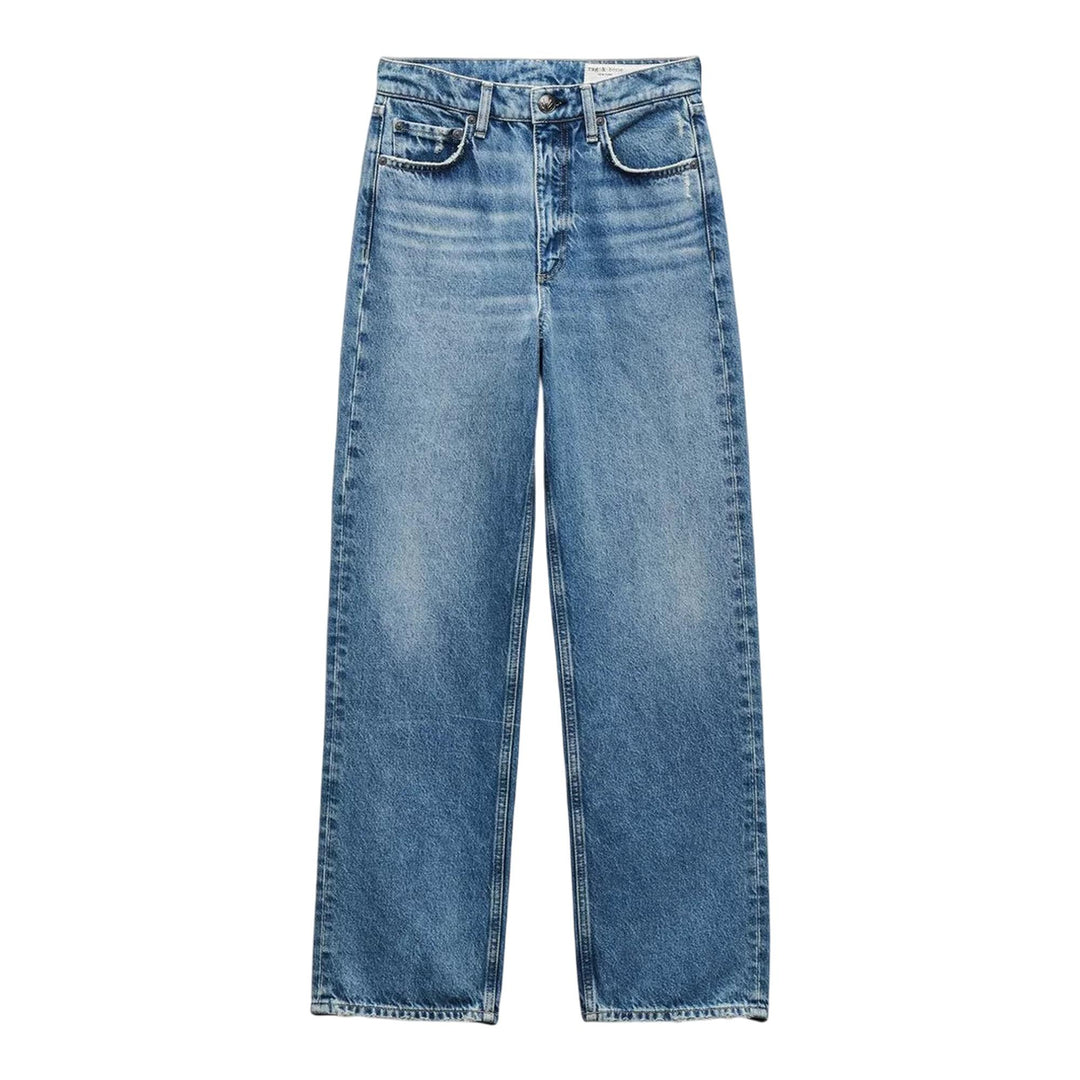 Club21 - rag & bone - Shea High-Rise Ankle Straight Jeans - JEANS - Light Blue