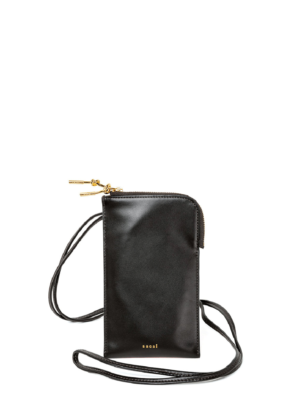 低価即納bi-color leather mobile pouch ライム×ゴールド バッグ