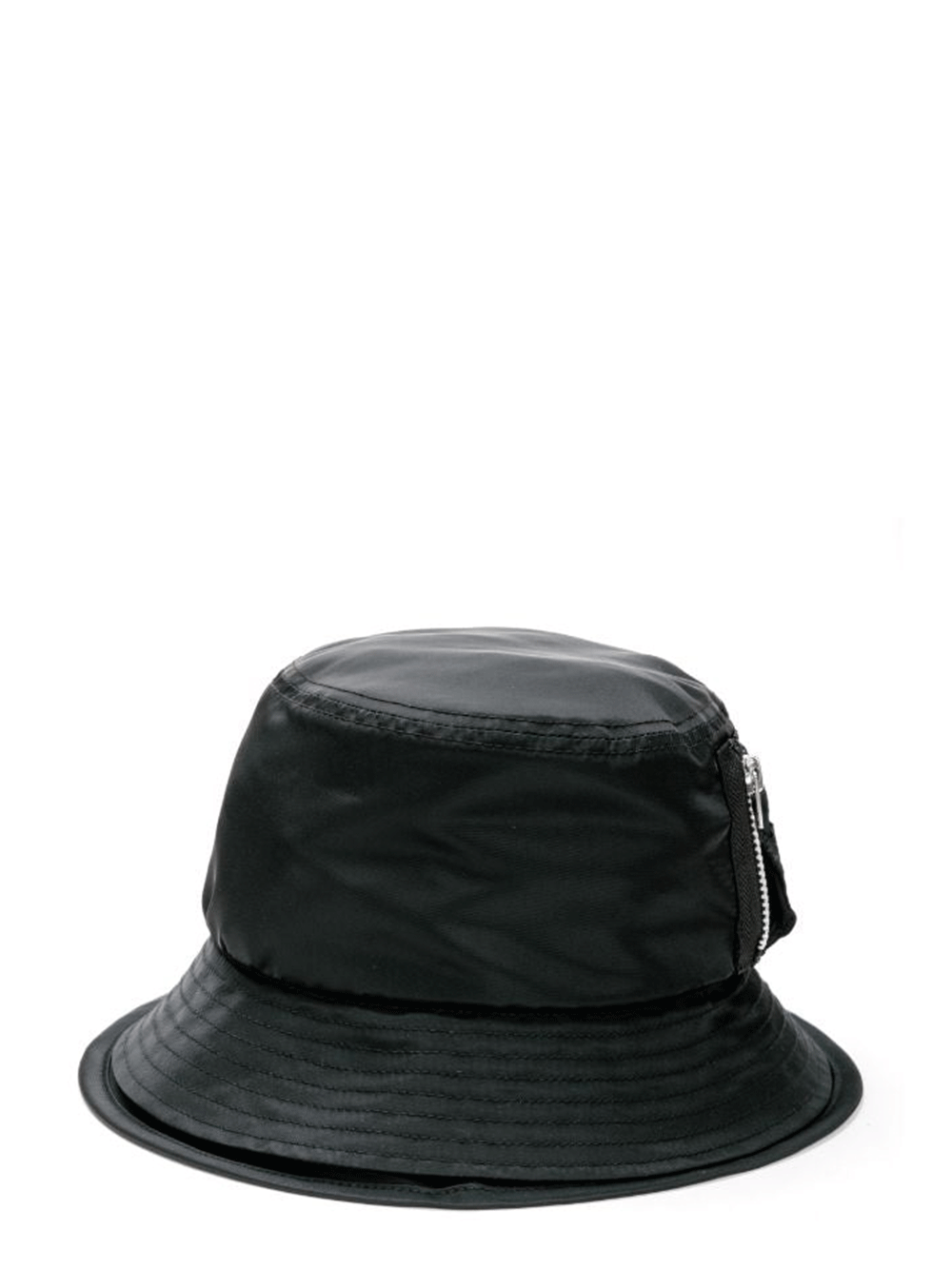 Pocket Double Brim Hat / Nylon Twill