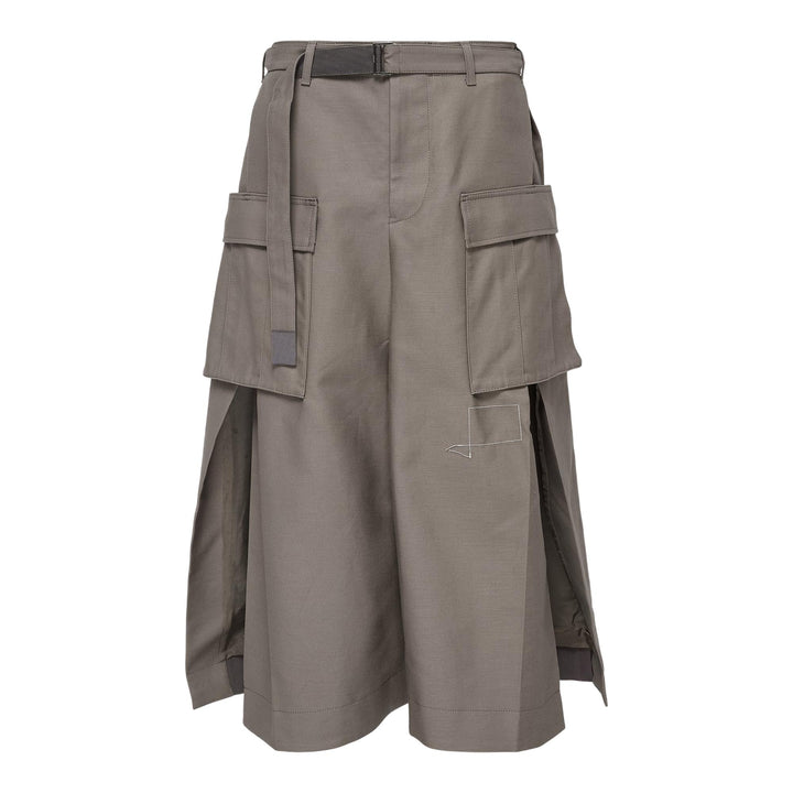 Club21 - sacai x WTAPS - WTAPS Cotton Back Satin Skirt Women - SKIRTS - Natural