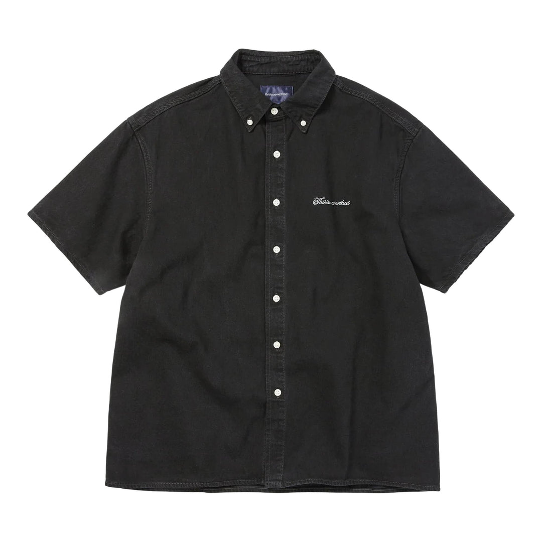 Club21 - thisisneverthat - Washed Denim Shirt - SHIRTS - Black