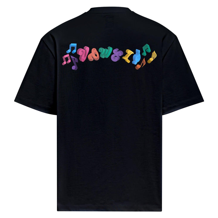 Club21 - vowels - 3D Tee - TEES - Black