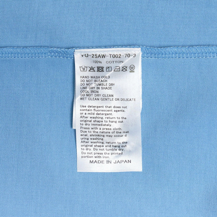 Club21 - vowels - Faded Collegiate Tee - TEES - Blue