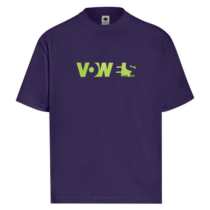 Club21 - vowels - Overall Tee - TEES - Navy