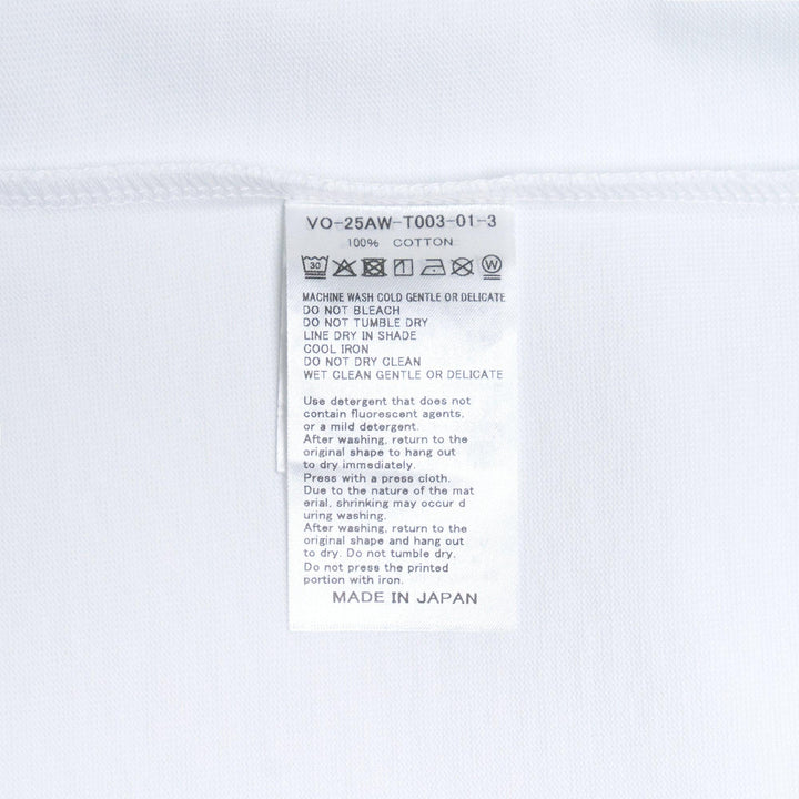 Club21 - vowels - Overall Tee - TEES - White