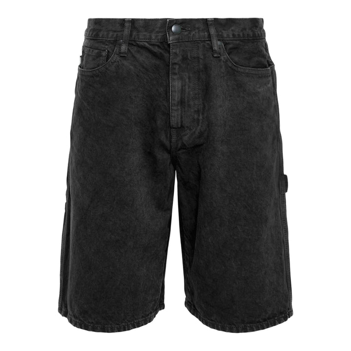 Club21 - vowels - Painter Shorts - SHORTS - Black