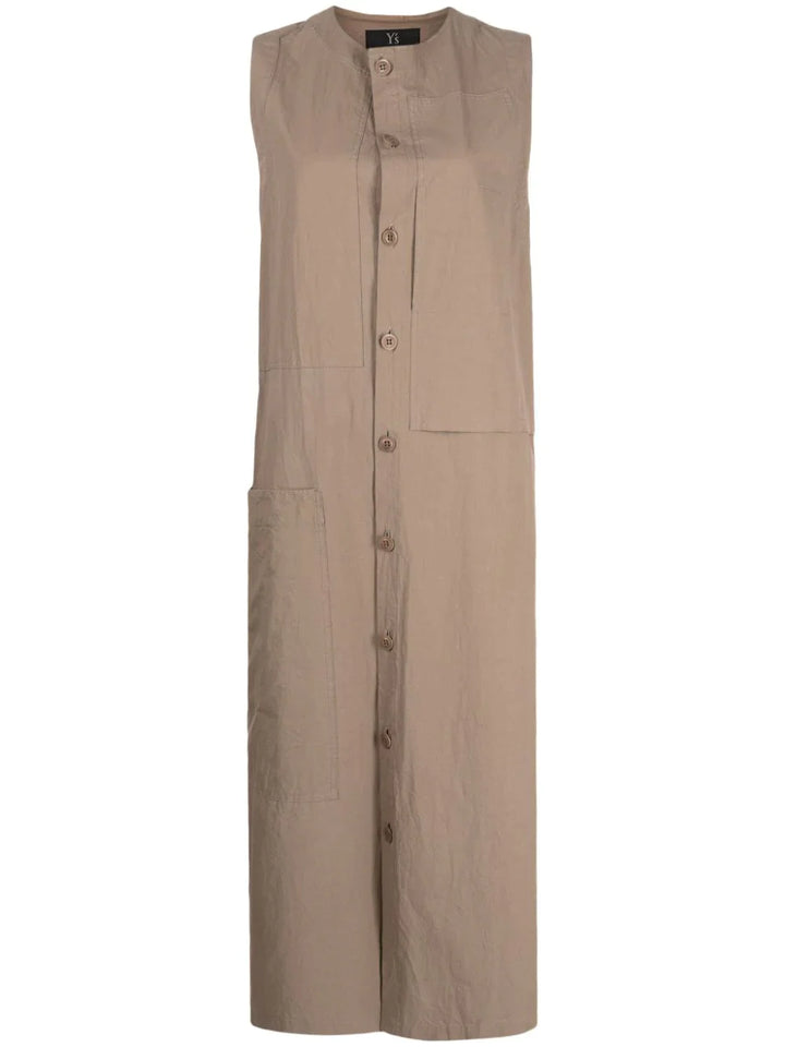 فستان بجيب مرقع